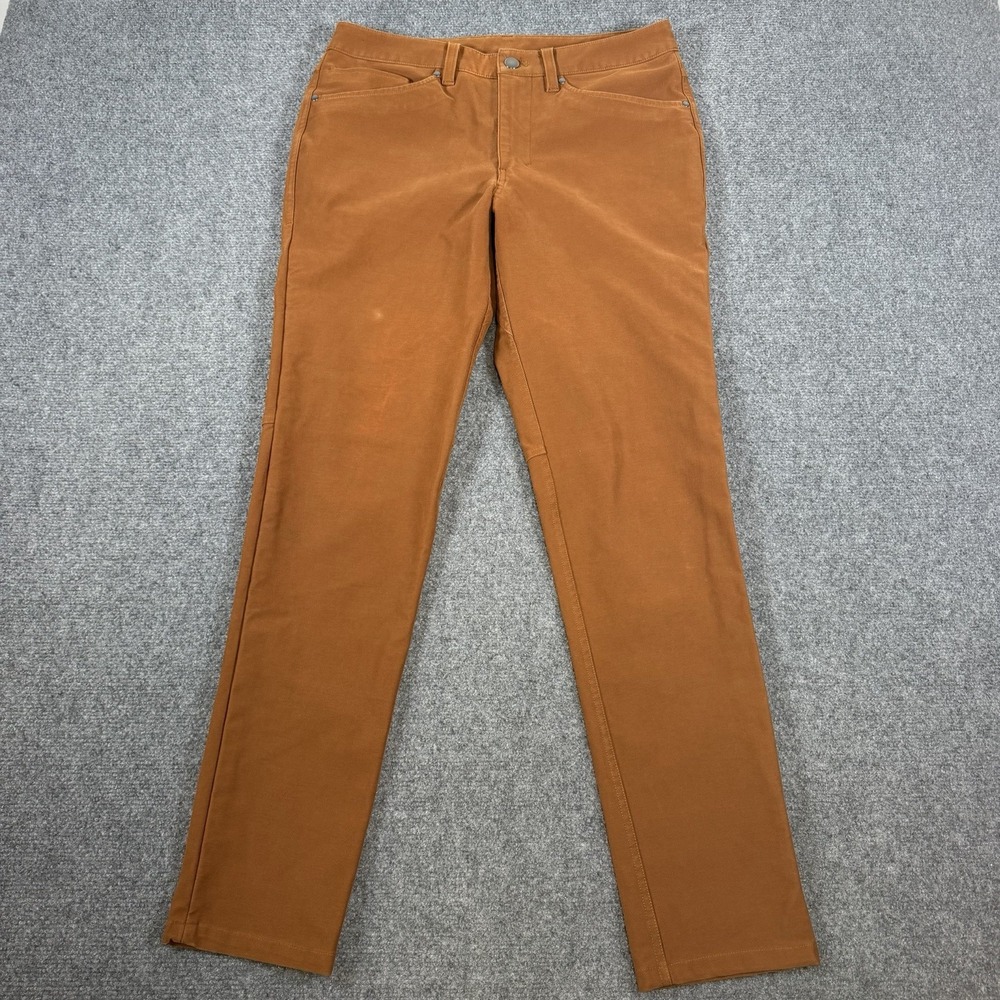 Lululemon Pants Men 30x31 Brown ABC Utilitech Slim Fit Stretch Performance Chino